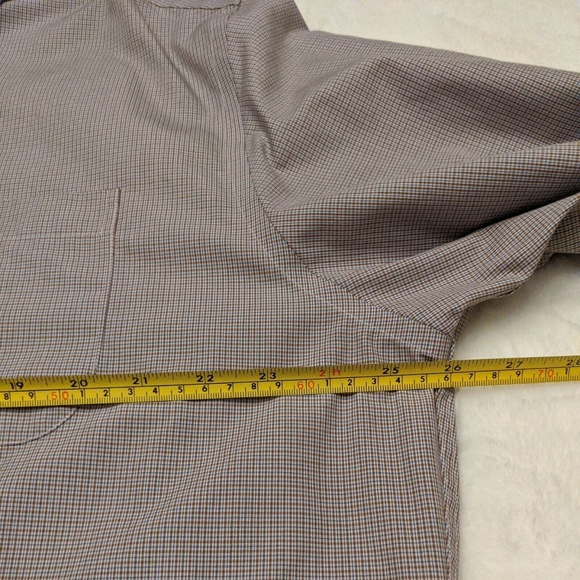 Jos.A.Bank 1905 Men's Tailored Fit Non-Iron Dress Shirt. Size 17.5-34. Plaid - Picture 7 of 10